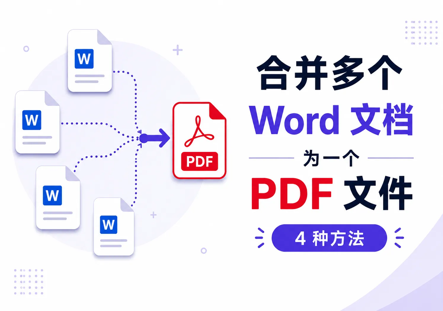 如何将多个 Word 文件合并为一个 PDF(4 种简单方法)