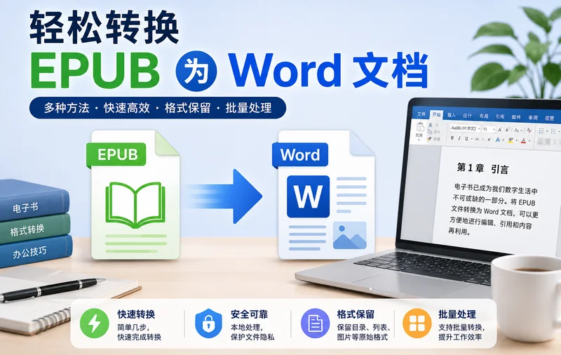 3 大方法轻松搞定 EPUB 转 Word