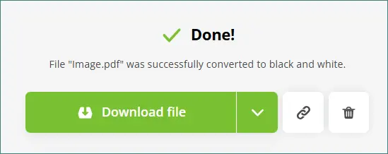 下载转换后的 PDF 文件