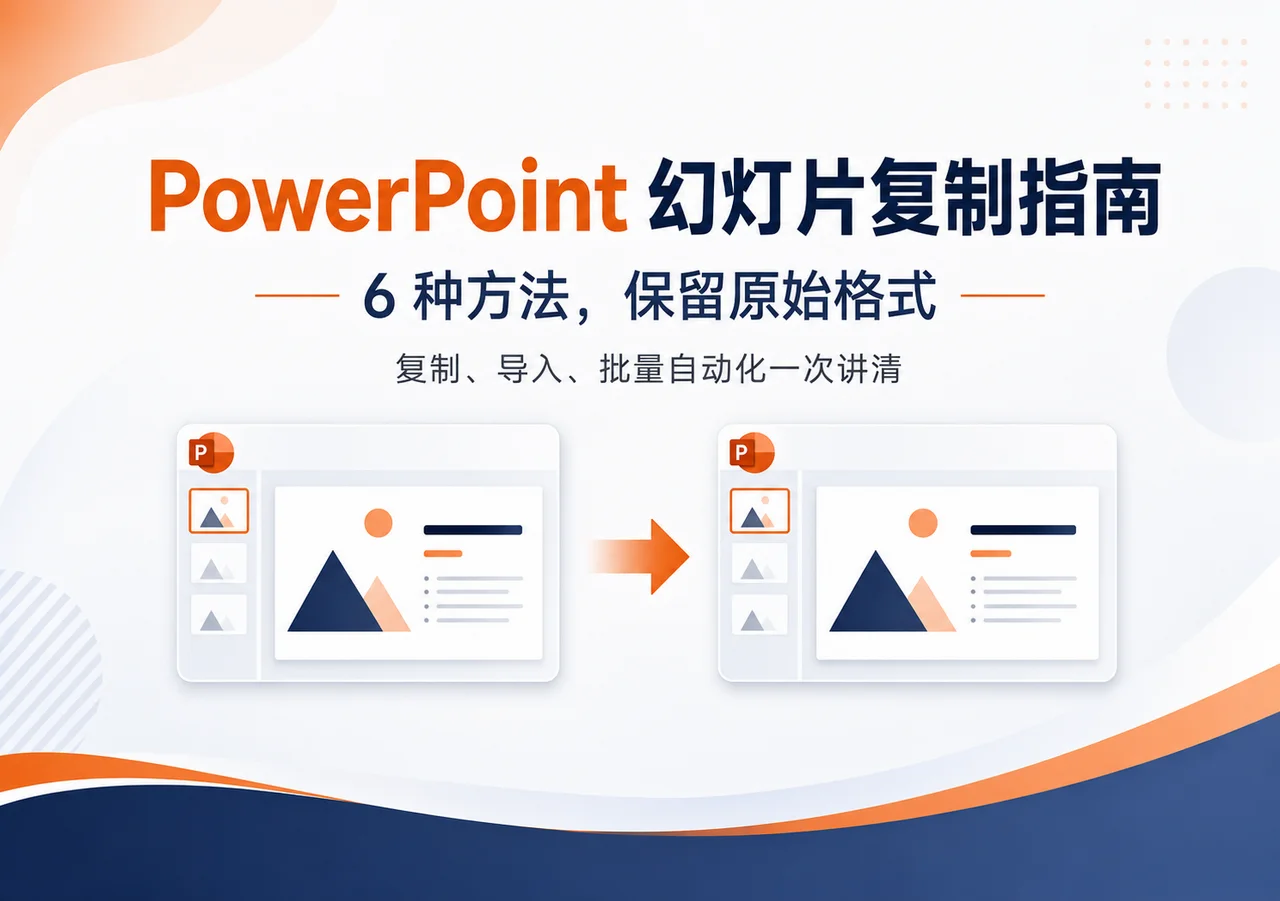 如何复制 PPT 幻灯片并保留格式: 6 种实用方法