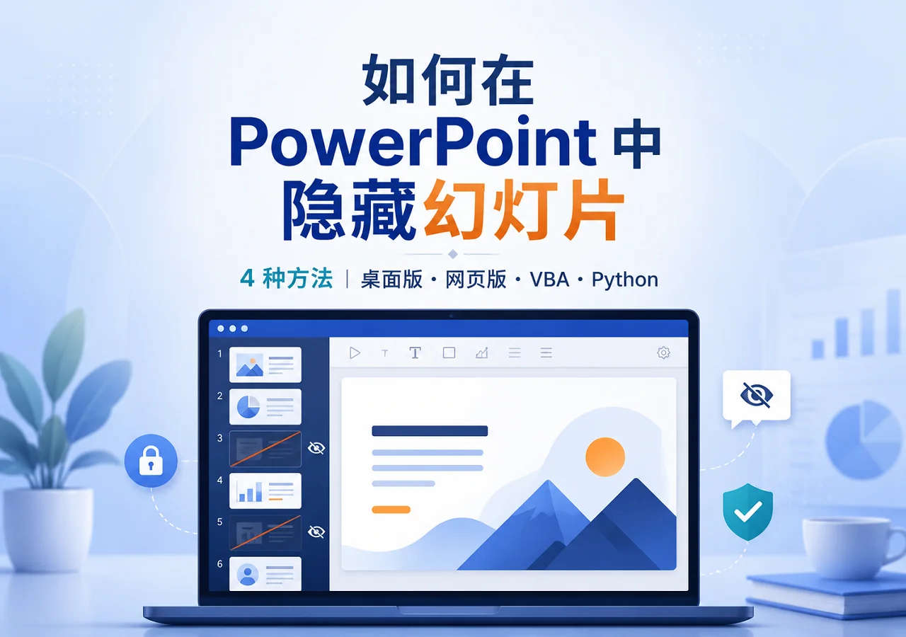 如何在 PowerPoint 中隐藏幻灯片:4 种实用方法