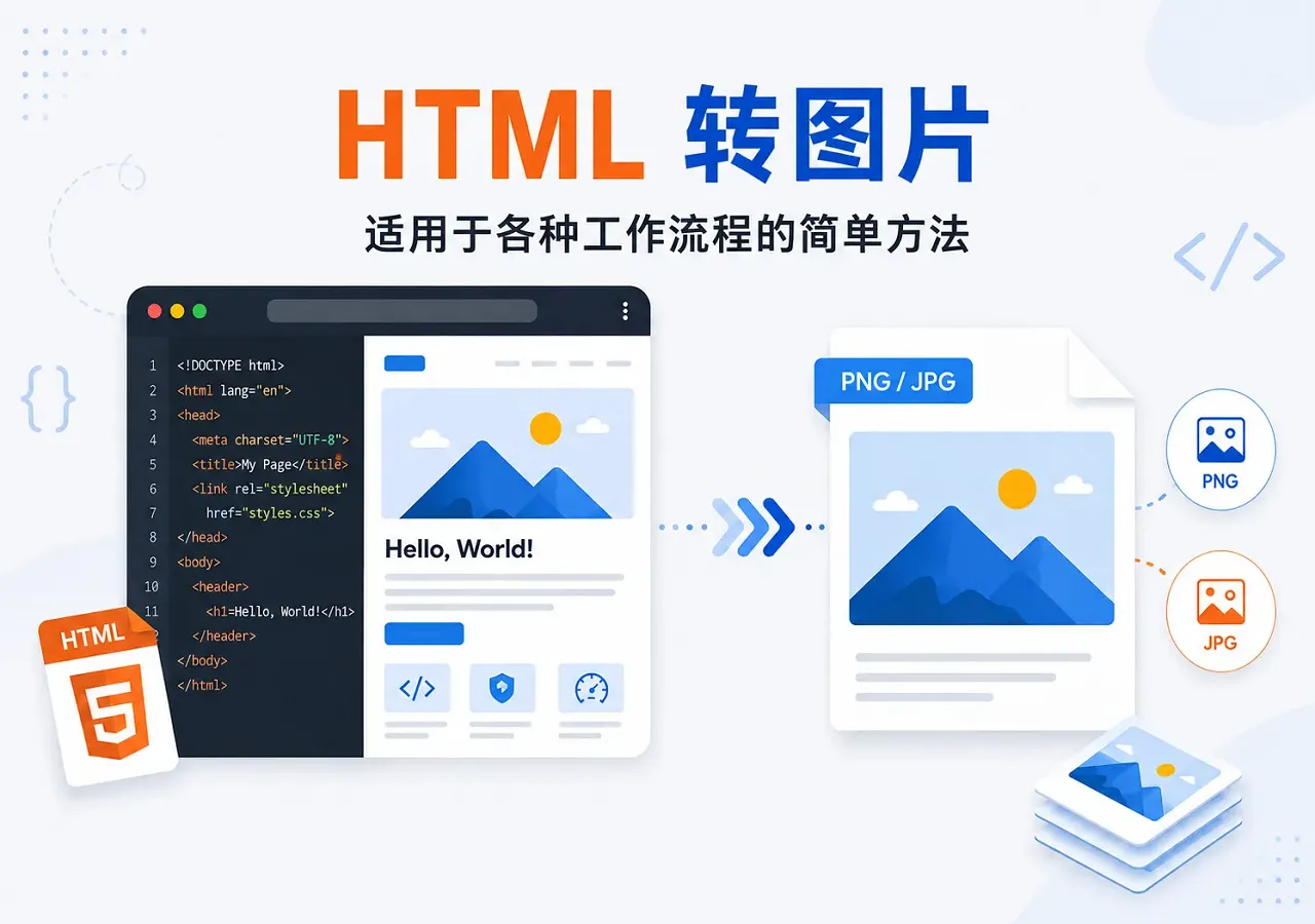 如何将 HTML 转换为图片:4 种简单方法