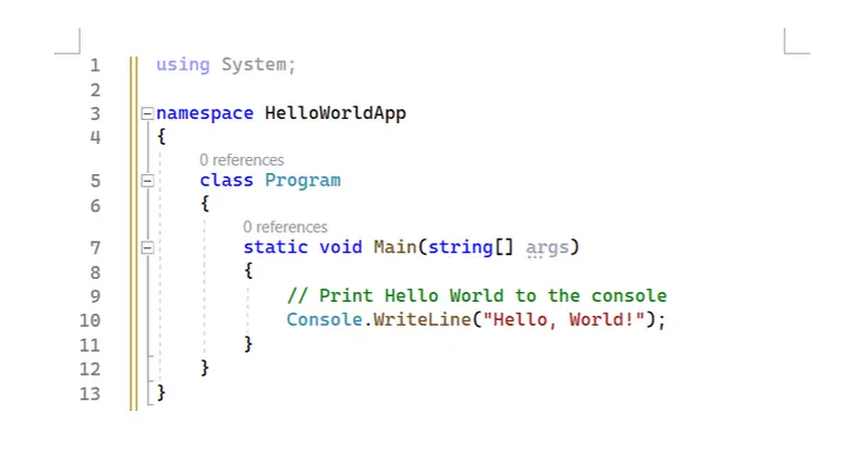将代码以图片形式插入Word