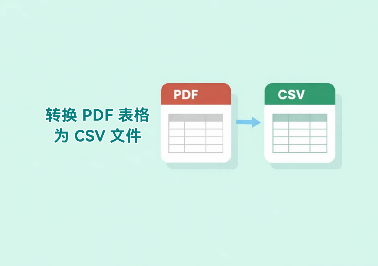 PDF 表格转 CSV:手动、在线与自动化实现方法