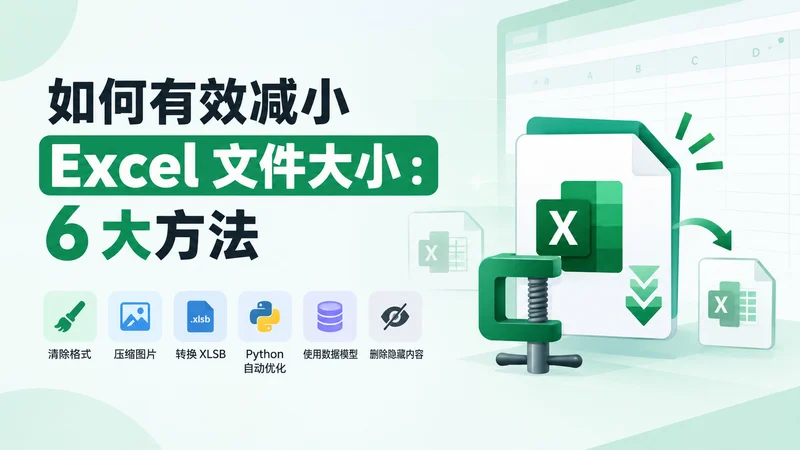 如何有效减小 Excel 文件的大小:6 种实用方案