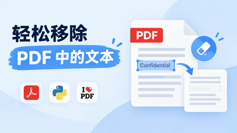 如何删除 PDF 中的文字?实用方法详解(无需 Adobe 也能操作)