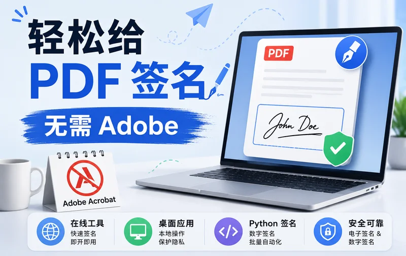 无需 Adobe Acrobat,免费签署 PDF 文件的 3 种方法